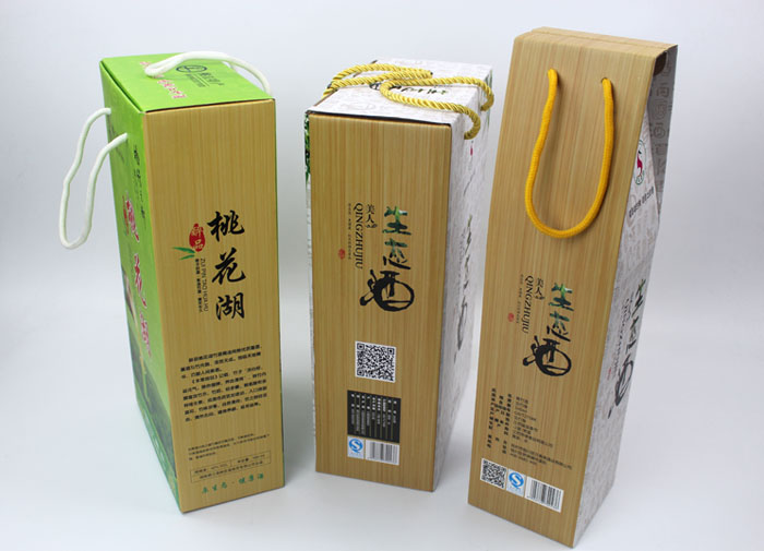 個性禮盒包裝讓“竹筒酒”身價倍增，長沙包裝印刷廠再為桃江特產(chǎn)定制包裝