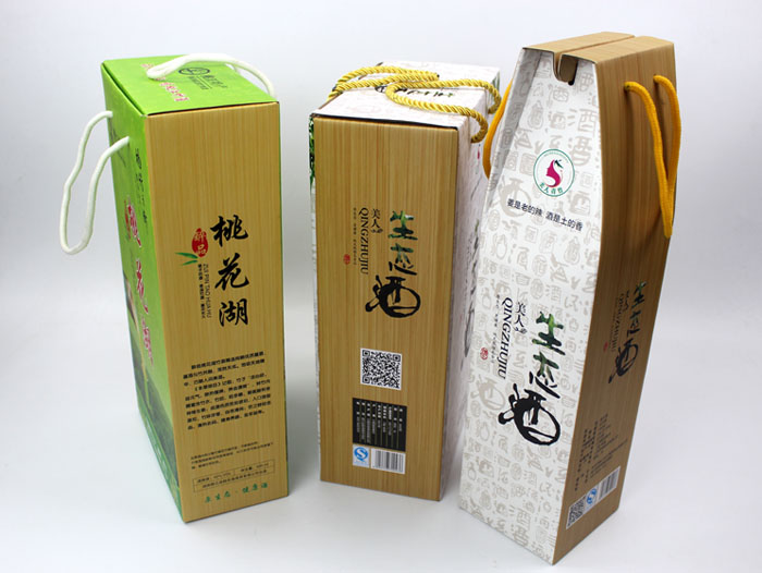 個性禮盒包裝讓“竹筒酒”身價倍增，長沙包裝印刷廠再為桃江特產(chǎn)定制包裝