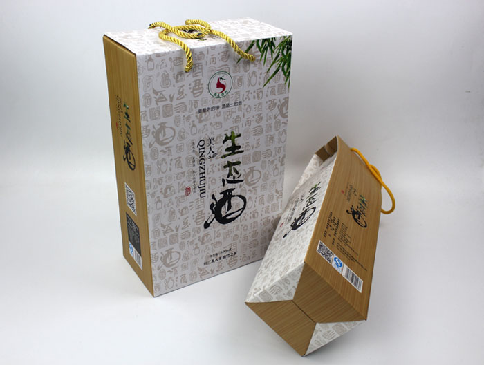 個性禮盒包裝讓“竹筒酒”身價倍增，長沙包裝印刷廠再為桃江特產(chǎn)定制包裝