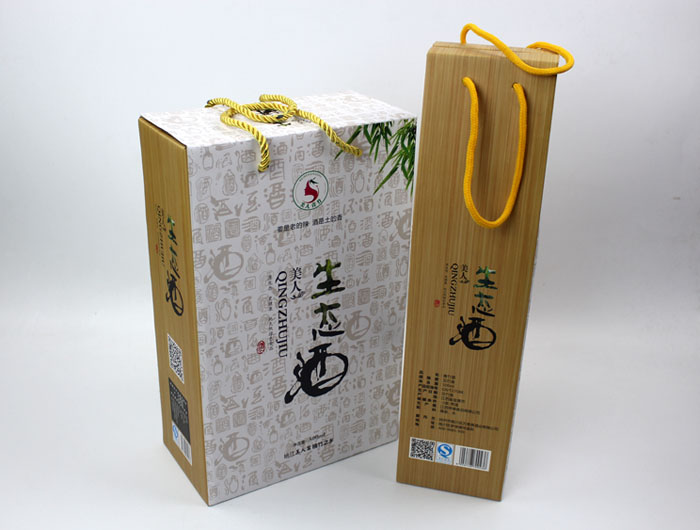 個性禮盒包裝讓“竹筒酒”身價倍增，長沙包裝印刷廠再為桃江特產(chǎn)定制包裝
