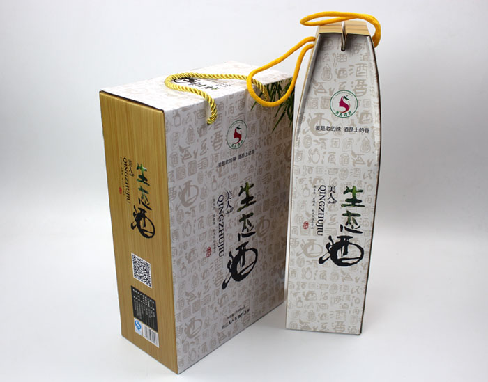 個性禮盒包裝讓“竹筒酒”身價倍增，長沙包裝印刷廠再為桃江特產(chǎn)定制包裝